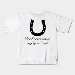 Horse quotes funny equestrian gift cute style Kids T-Shirt